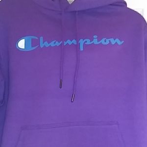 Champion New Hoodie Purple Authentic large
